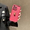 3D Gold Bear Silicone Soft Phone Case For iPhone 16 15 14 Pro Max 11 12 13 X XS XR 7 8 Plus SE  Shockproof Candy Matte Cover