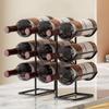 Decorative Wine Rack Iron Wine Racks Multifunctional Luxury Wines Display Holder Elegant Modern Wines Holders Bar Accessories