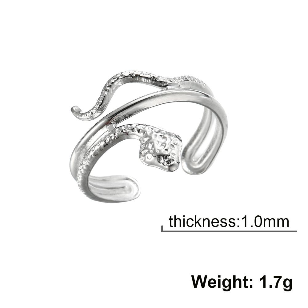 

Cazador Stainless Steel Gold Color Open Rings for Women Animal Twisting Snake Finger Rings Punk Jewelry Party Mother Day Gift resizable