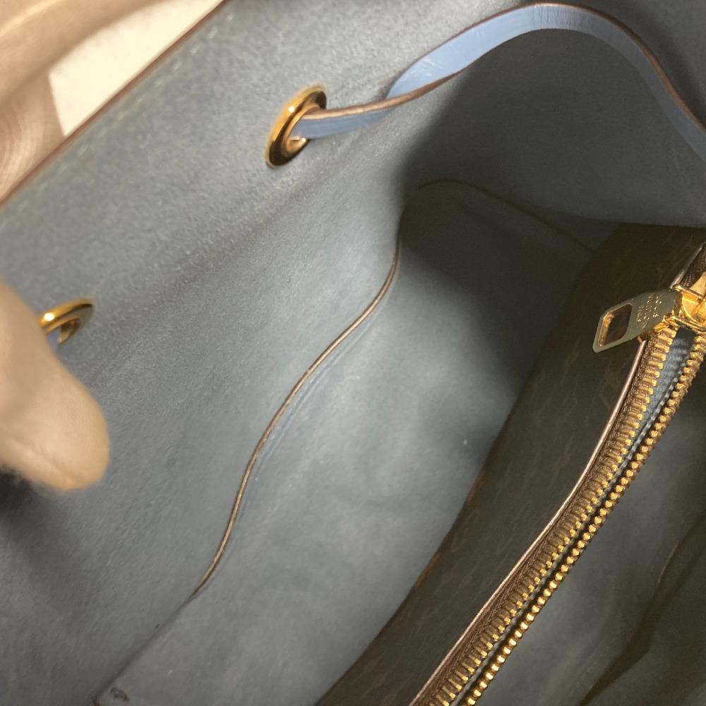 Louis Vuitton M43569 Monogram Neonoe Bucket type Shoulder Bag Brown x blue