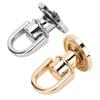 D  Stud Screw D  Rivet Sturdy Rotatable Simple Installation Zinc Alloy Iron Versatile for Handbags