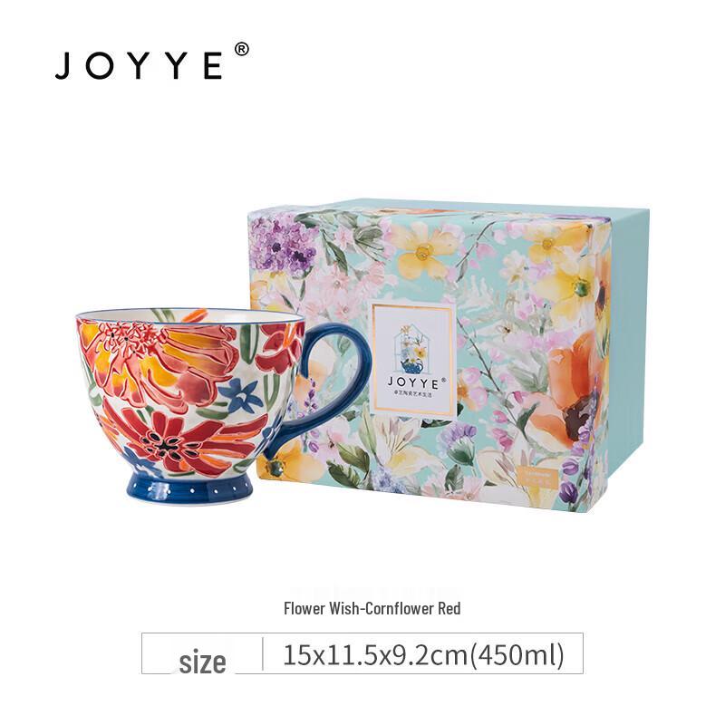 JOYYE Flower Wish Ceramic Mug