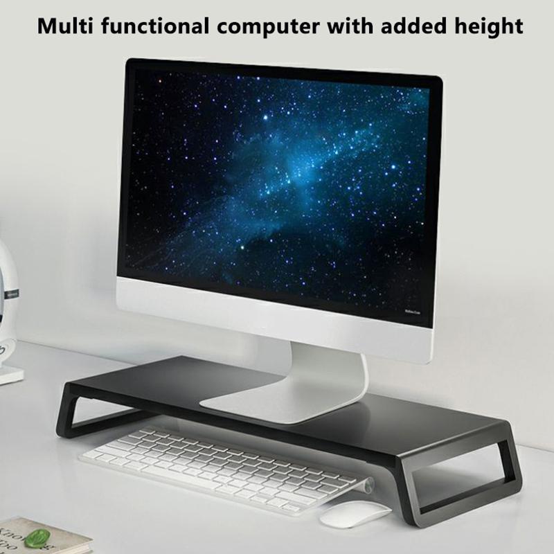 Computer Monitor Rising Holder With Usb Hub Pc Screen Stand Bracket With Phone Holder Desktop Keyboard Mouse Storage Organizers