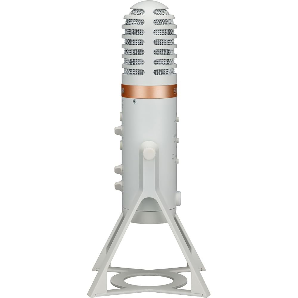 Yamaha YAMAHA Live Streaming Microphone Integrated Microphone USB Mic White AG01 W