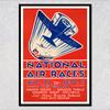 Retro Airways Flights Poster Vintage Aviation Wall Art Print Flying Machines Canvas Painting Pictures for Home Decoration
