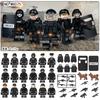 M8075 Military Building Block Villain 18 Black Swat Boy Toy Set Bag