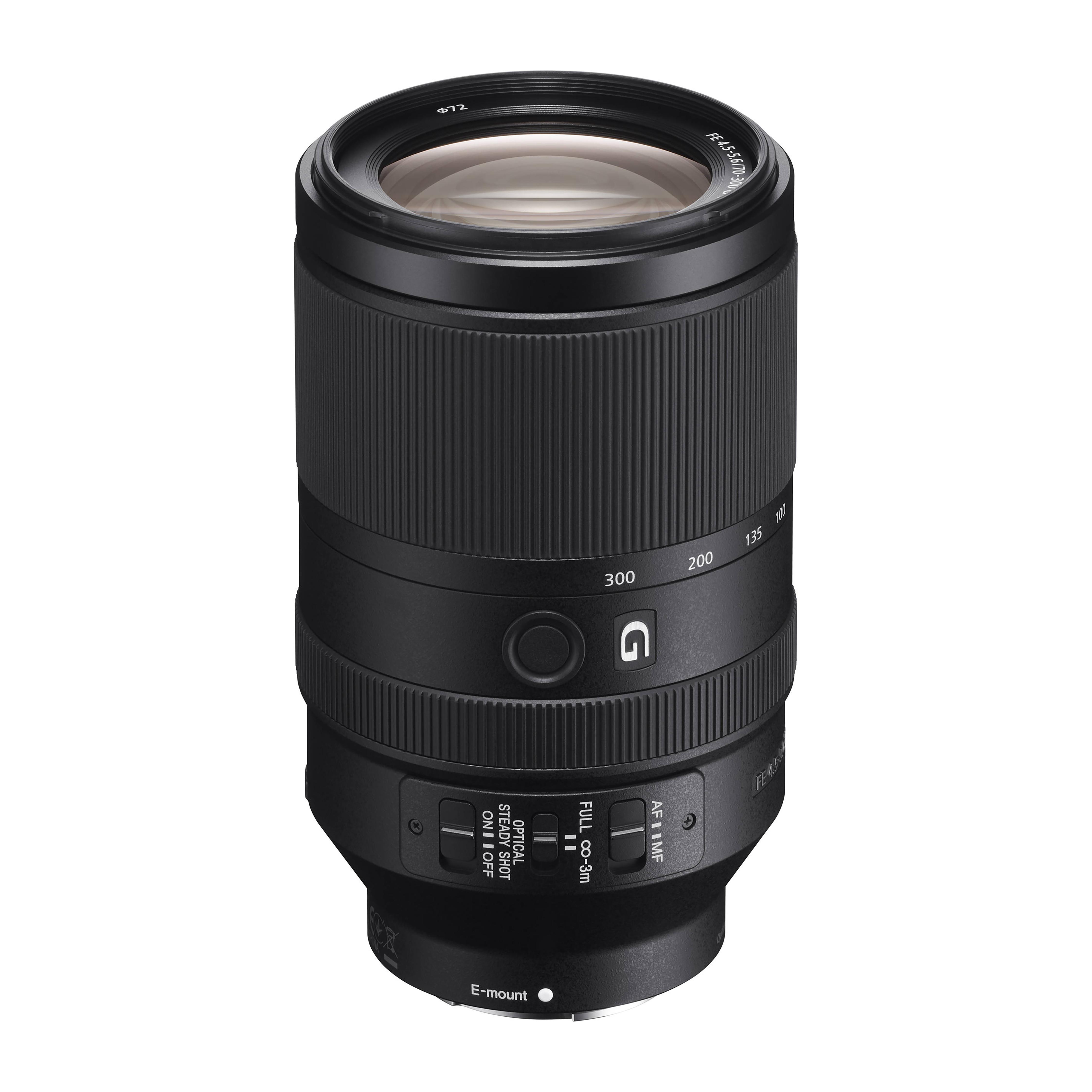 

Sony Объектив FE 70-300 мм f/4.5-5.6 G OSS чёрный