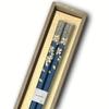 High-Quality Wajima Lacquer Chopsticks, Dry Lacquer Finish, In a Paulownia Box, 22.5 Cm, Made In Japan, Natural Lacquer,(ColorBlue)