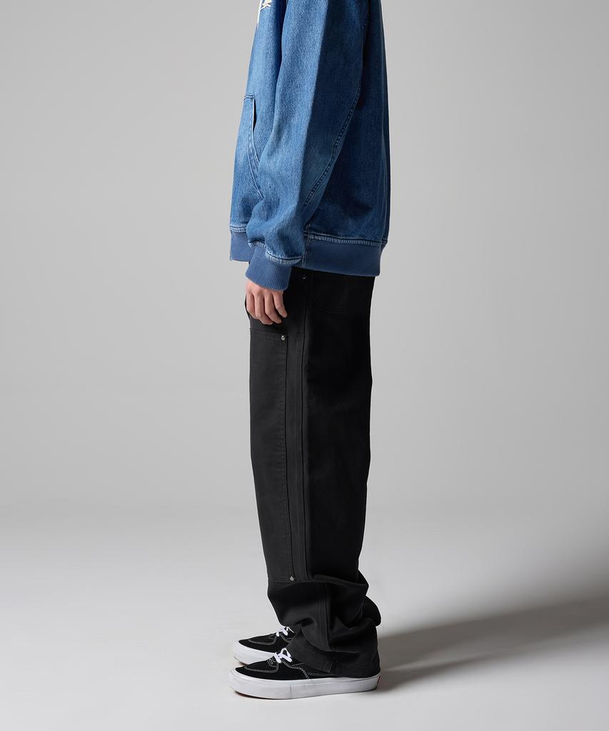 DICKIES Stonewashed Duck Canvas Double Knee Pants Black