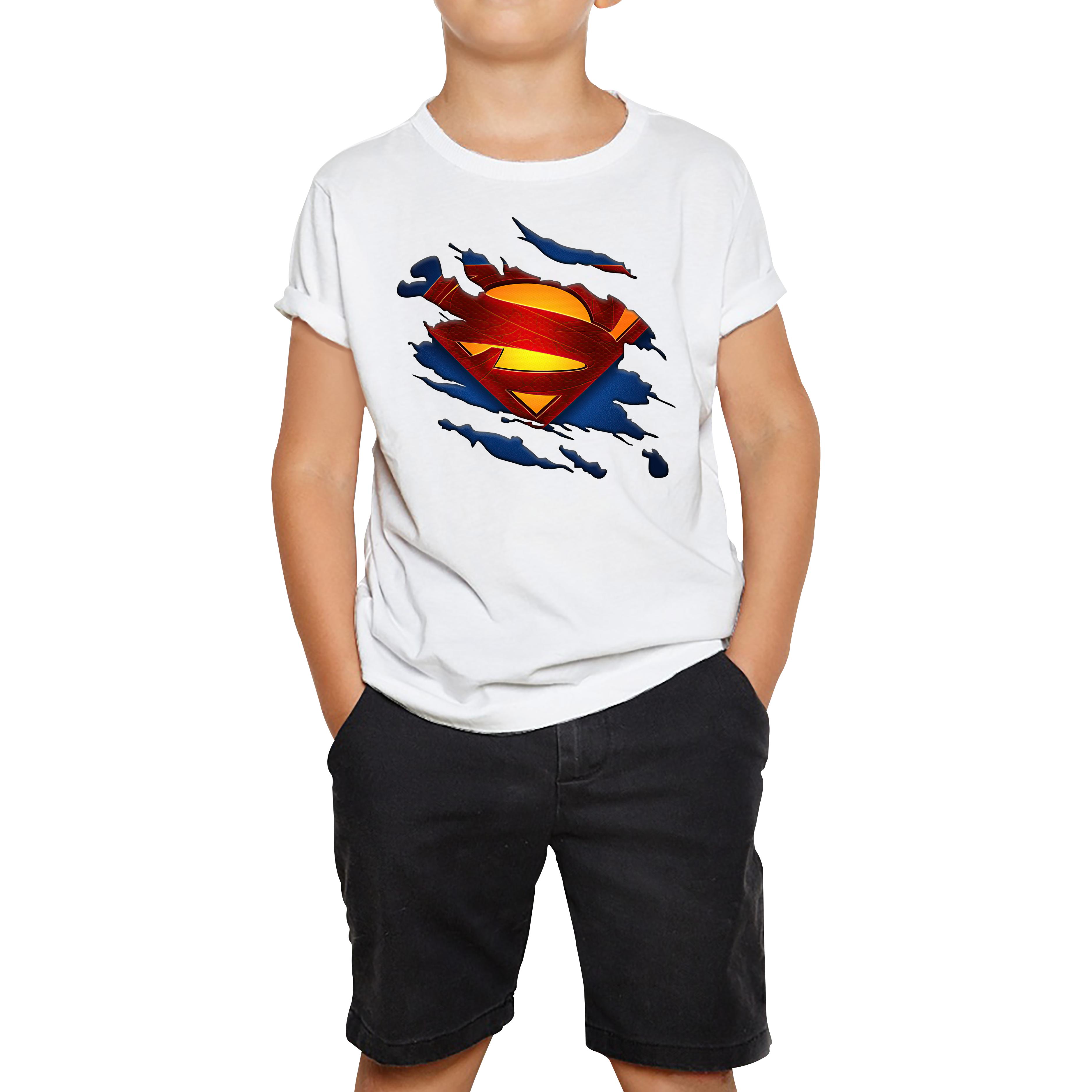 Superman Logo Kids T Shirt 140