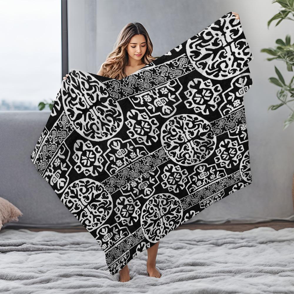Ethnic Pattern Blanket Decorative Throw Sofa Bed Cover for Living Room Bedroom Gift