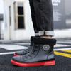 New  Waterproof Rain Shoes for Men Outdoor Anti Slip Fishing Boots Work Kitchen Wear-resistant Rain Shoes for Men Boots