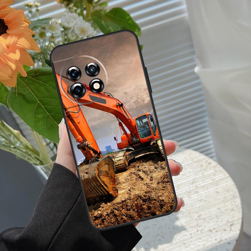 Excavator Case For OnePlus Nord 5 CE 2 3 4 Lite N20 N30 OnePlus 13T 13R 15 13 12 11 10 10T 8T 15R Cover