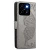For ZTE Blade A55 Case PU Leather Wallet Phone Cover Butterfly Pattern