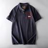 Fashion Brand Retro Short Sleeve Cotton Men's T-shirt Embroidery