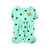 Pet Supplies Bear Polka Dot Belly Protection Home Clothes Dog Clothes Spring and Summer Thin Clothing