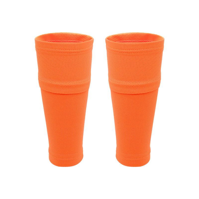1Pair Sports Safety Shin Pads Sleeves Breathable Football Shin Holder Instep Socks Polyester Leg Guard Sleeves For Kids Boys Men