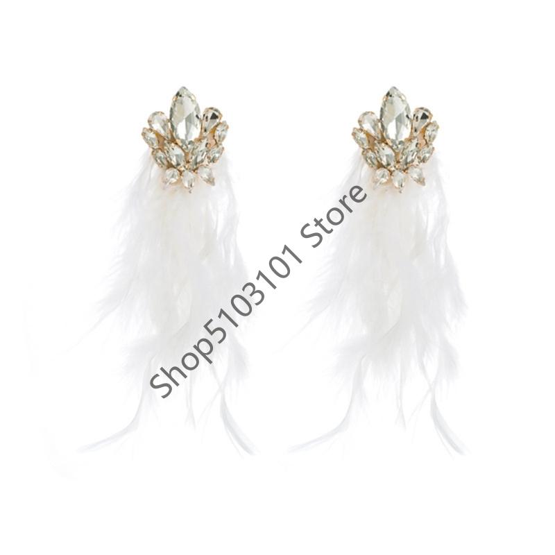

Bohemian Rhinestones Floral Long Earrings For Women Elegant And Stylish Luxury Statement Gift