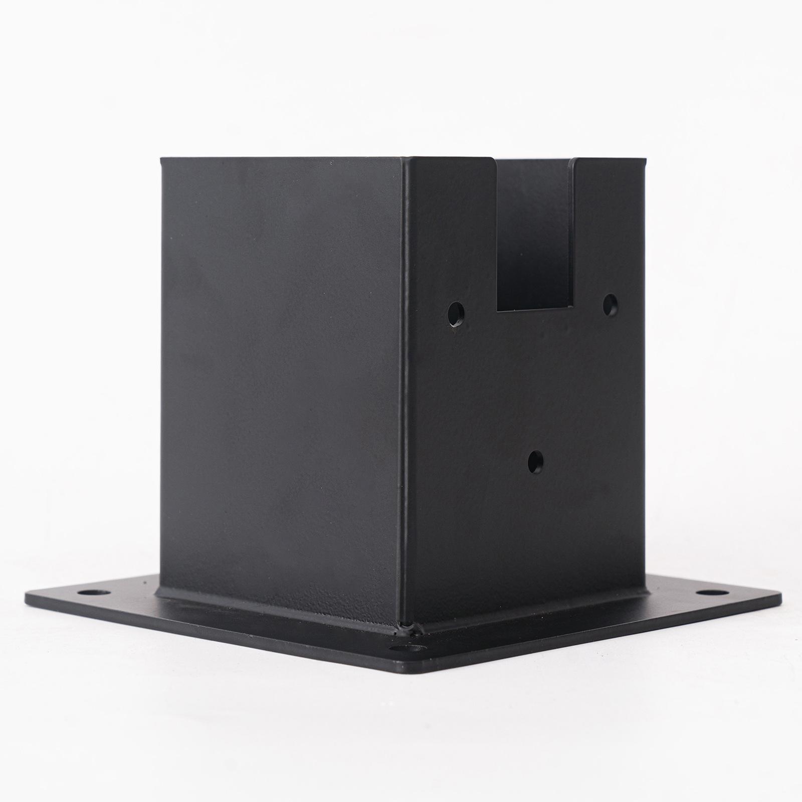 

Железный тройник с выемками для беседки Деревянное основание для столба Деревянное основание для столба Кронштейн для беседки снизу 120*95mm