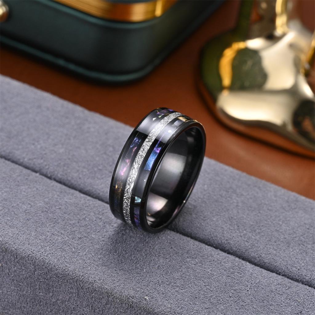 A 1pc Stylish, Versatile, Simple and Durable Titanium Steel Design Ring