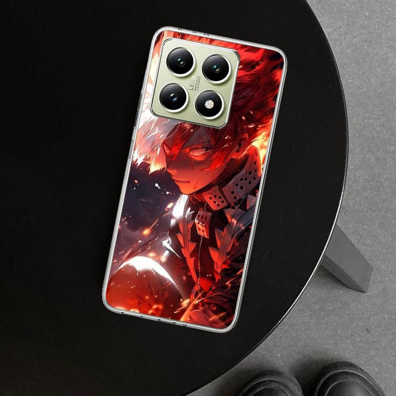 Todoroki Shoto MHA My Hero Phone Case Cover for Xiaomi Redmi Note 15 14 13 12 11 Pro Plus 14S 12S 11S 11T 11E 10S 10 Customized