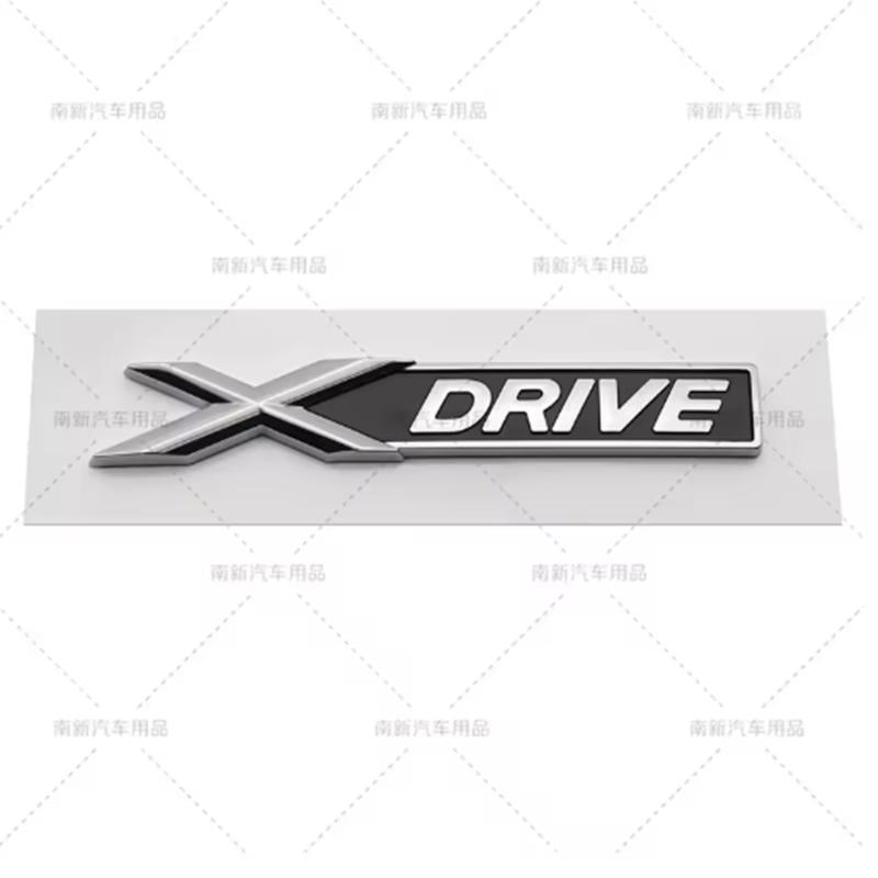 ABS Car XDrive SDrive Logo Emblem Badge Rear Boot Trunk Sticker Side Fender Decals For BMW 3 4 5 6 7 Series X1 X3 X5 X6 M3