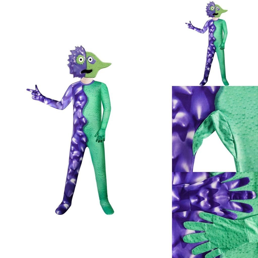 Garten Of Banban Kids' Dance Costume Ld138 Polyester Fiber Purple Costume For Boys And Girls