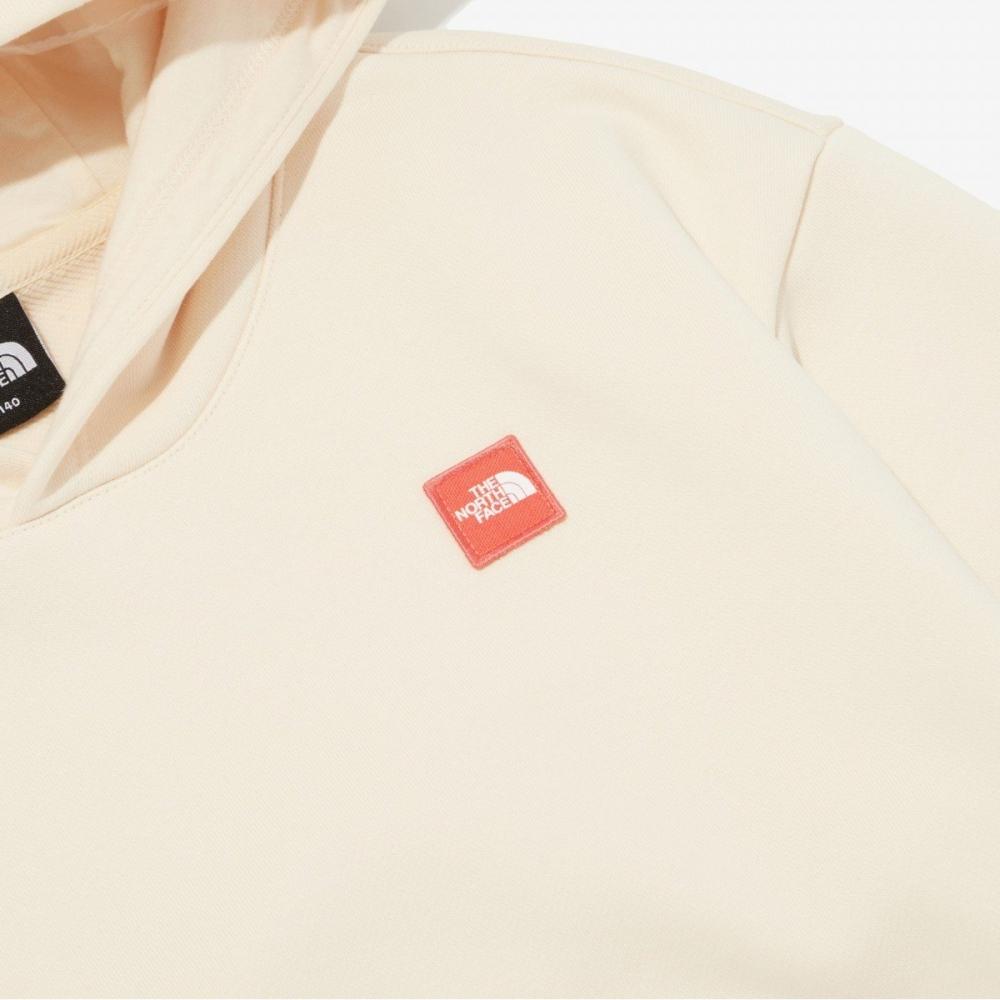 The North Face Kids Mini Box Logo Hoodie Cream Beige Nm5pq57u