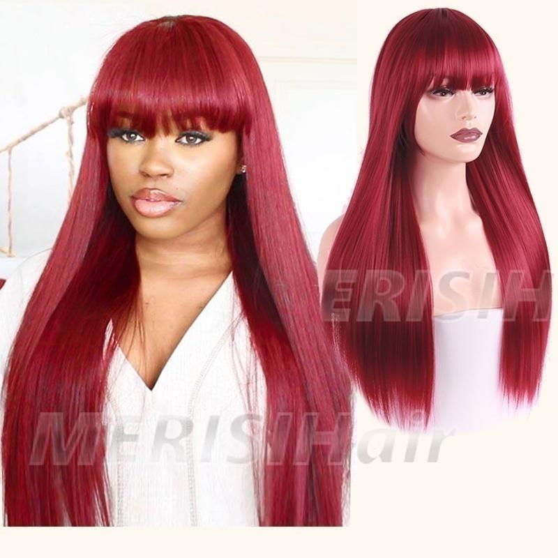 pics of wigs with bangs
