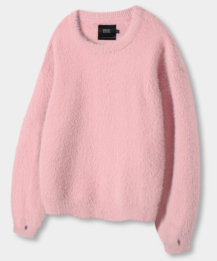 Dimiteulibeullaeg Essential Hairy Round Knit_Pink