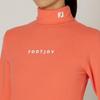 FootJoy Women's Brushed Stretch Long Sleeve Turtleneck Shirt, Sugar Coral, Size L (FJW-F24-S07, 32289-L)