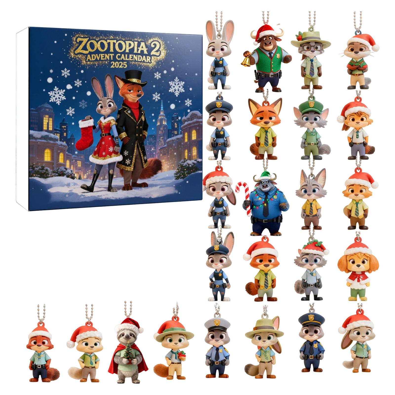 

2D Flat Aircraft Box 24pc Series Advent Calendar Christmas Countdown One Size