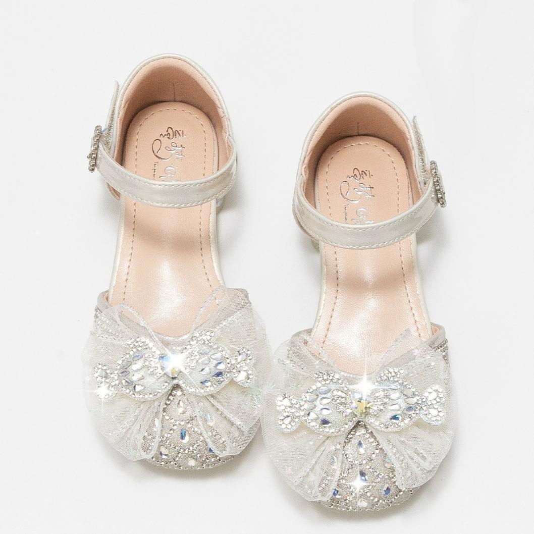 

Модные сандалии для девочек, хрустальные туфли для маленьких девочек, детские туфли принцессы, блестящие туфли для выступлений 32