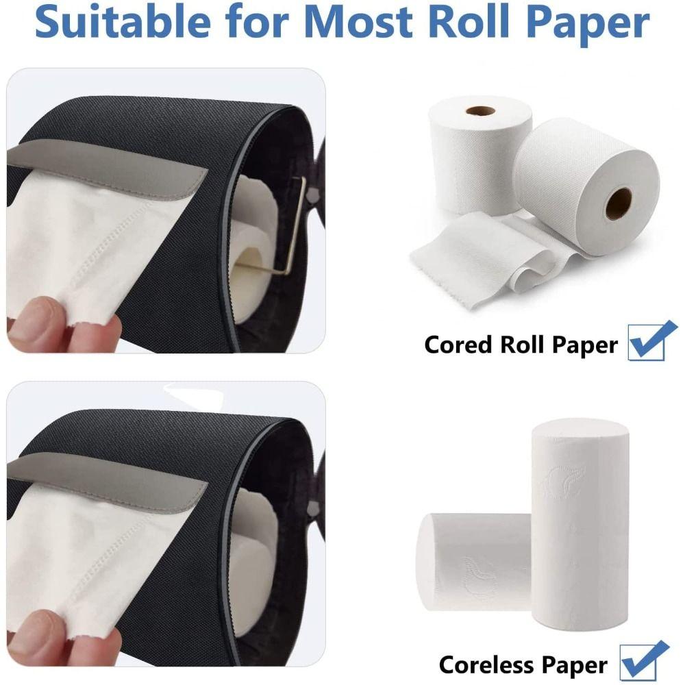 Smooth Zipper Toilet Paper Cover Waterproof Toilet Paper Bag Toilet Paper Roll Holder  Outdoor