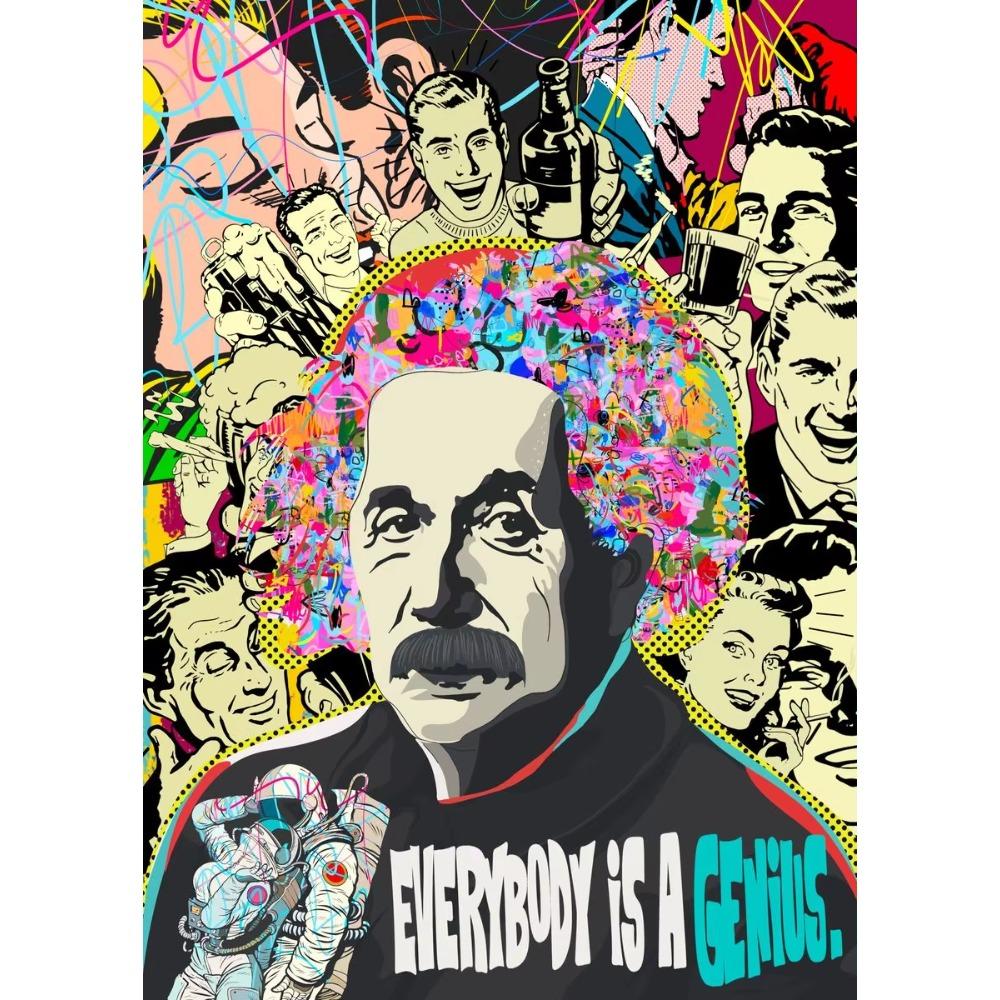 Banksy Abstract Street Graffiti Art Canvas Mona Lisa Monkey Gorilla Posters Prints for Living Room Wall