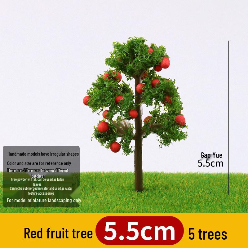 DIY Handmade Fruit Tree Trunk Model for Sandbox Scenes