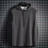 Men's Trendy Hooded Vest - Modern Style, Youthful Appeal
