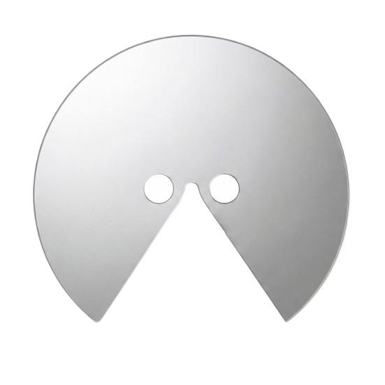 Acrylic Mirror Mask Photo Prop Visual Illusion Face Mask with Eye Holes