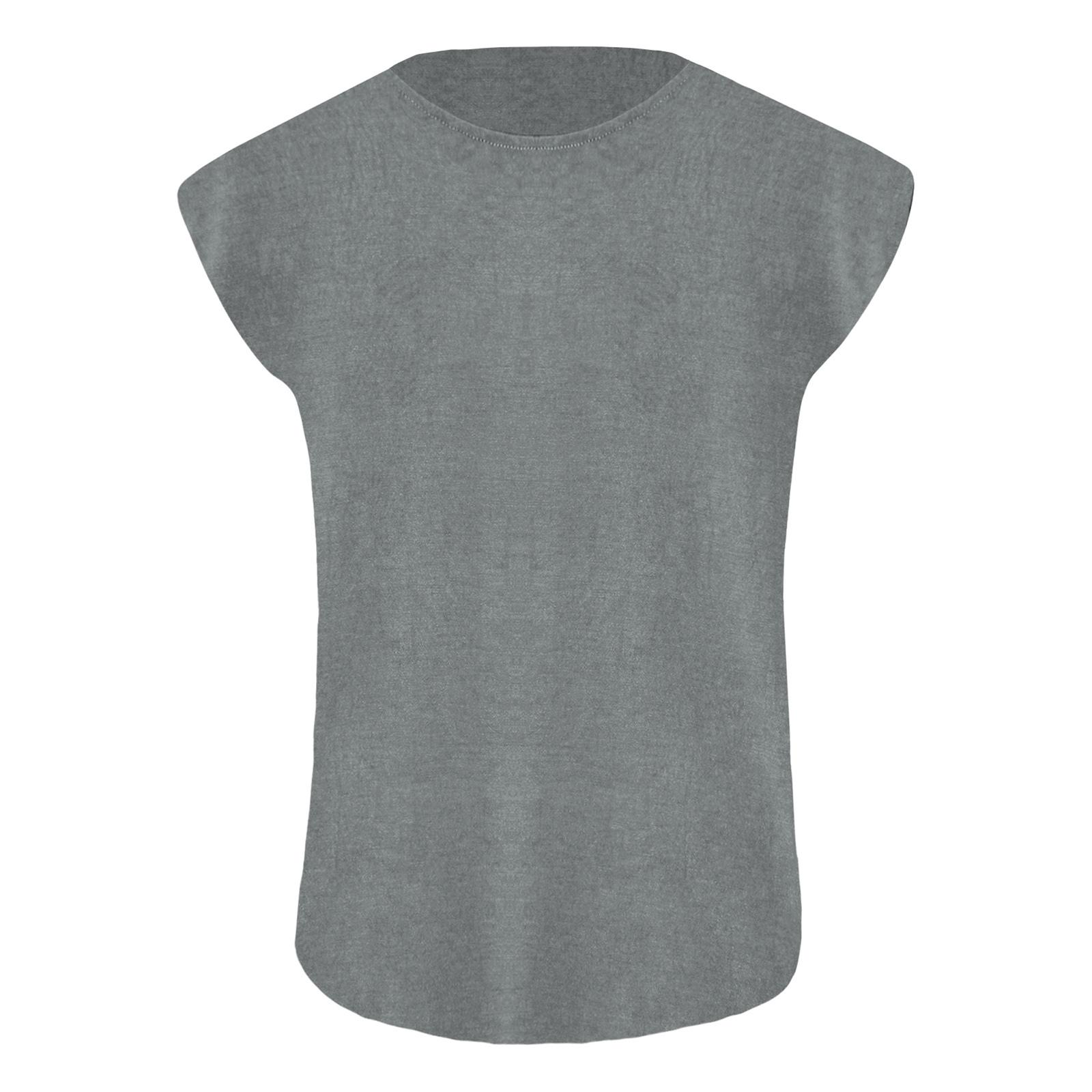 

Чоловіча повсякденна футболка без рукавів з круглим вирізом, однотонна майка для тренувань у спортзалі, бігу 4XL темно-сірий