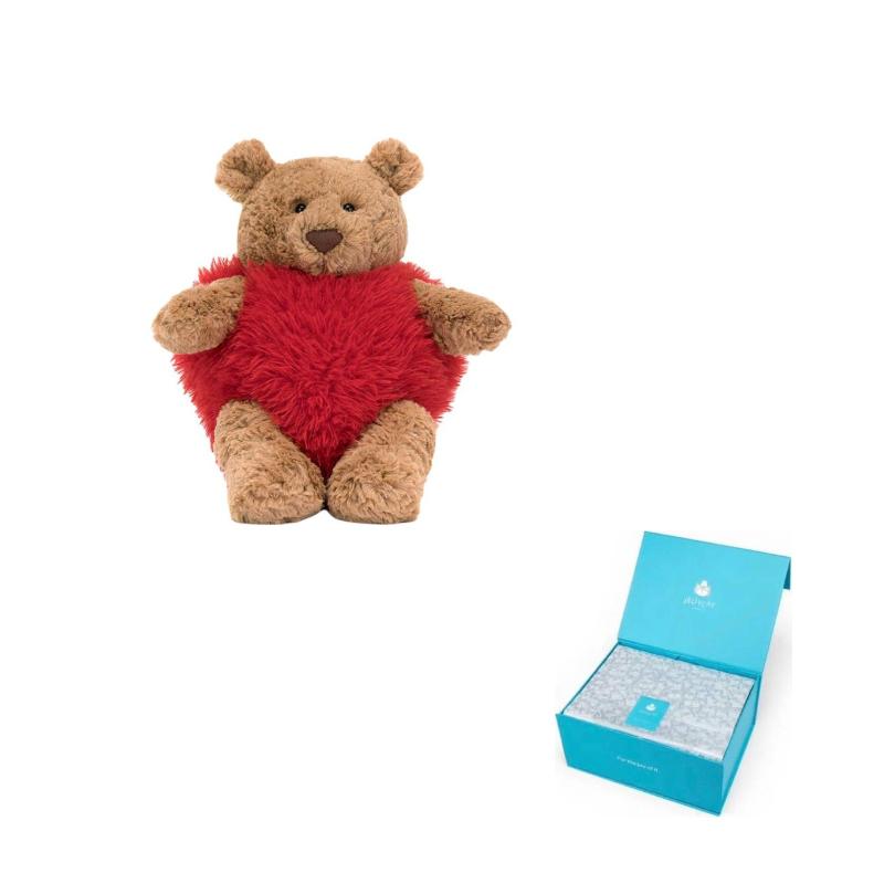 JELLYCAT Valentine's Day Collection Barcelona Bear Dolls Plush Doll 26cm Height