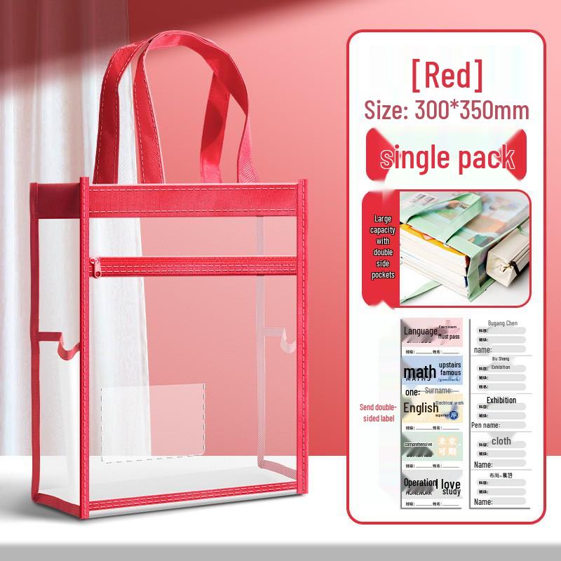 Dual-Layer Subject Storage Bag for Students