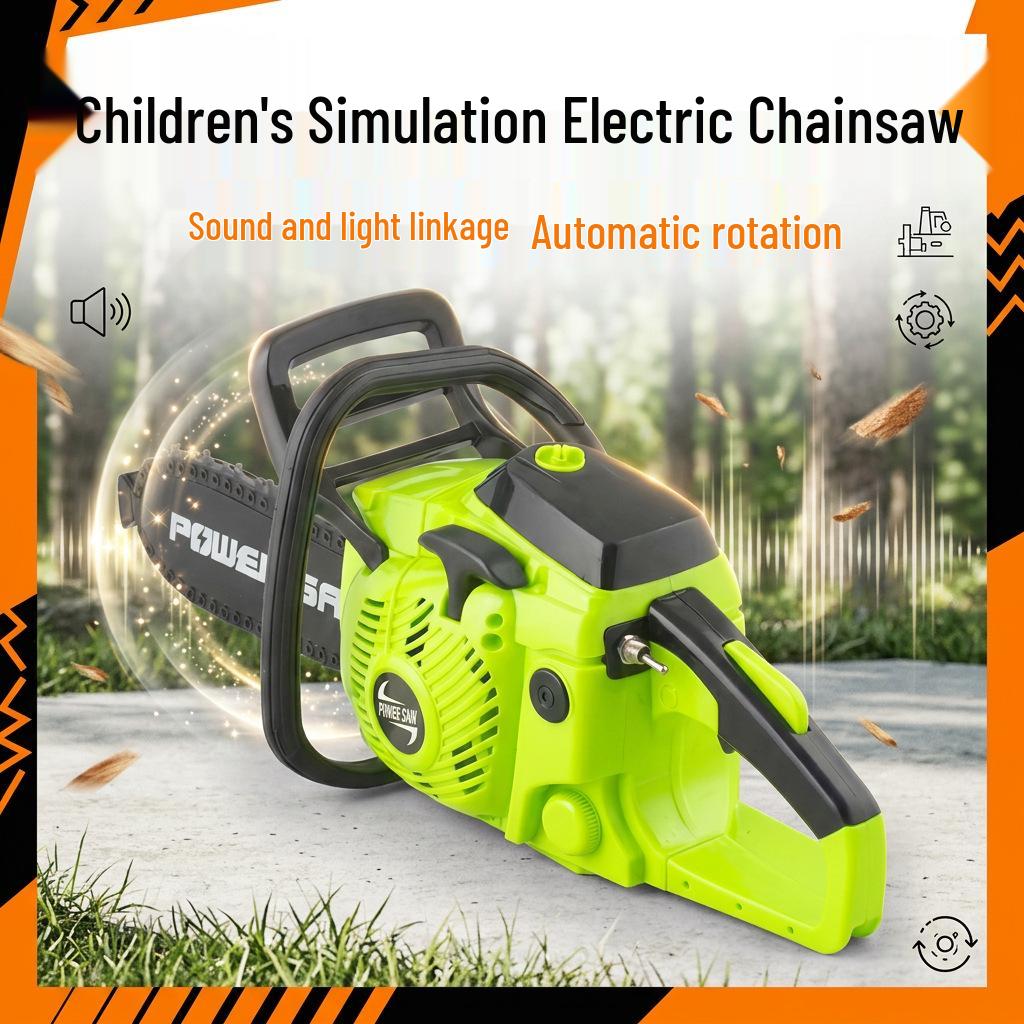 Electric Chainsaw Toy for Kids – Sound & Light Role-Play Educational Tool