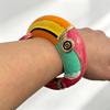 Fashion And Exaggerated Design Colorful Enamel Parrot Choker Necklace Vibrant Shiny Gold Accents For Parties Vacations