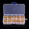 500pcs 10 Values Monolithic Multi Layer Ceramic Capacitors 0.1microfarad   10microfarad With Storage Box