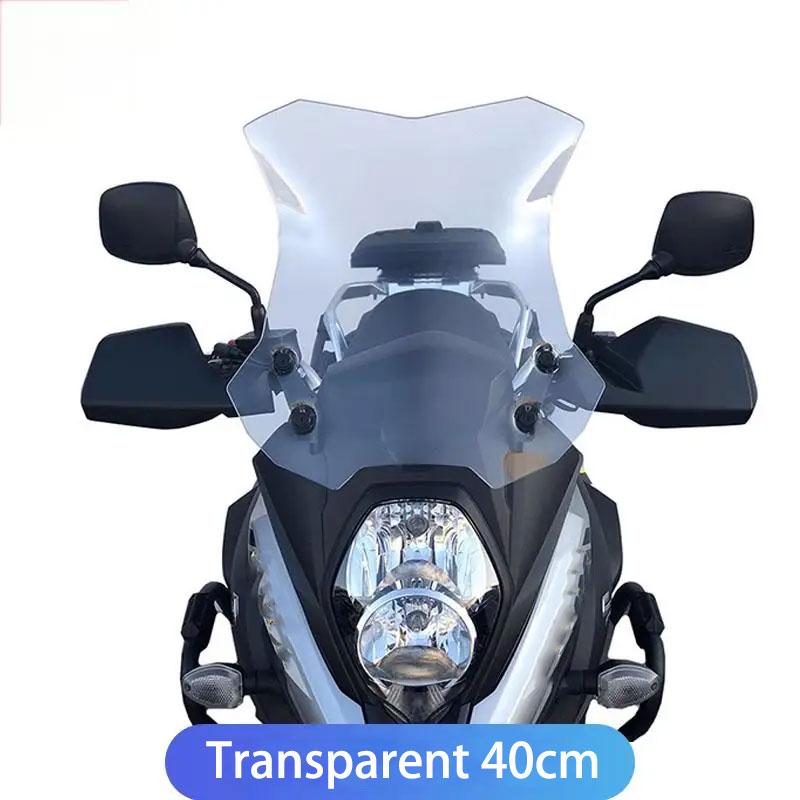 For Suzuki DL650 Modified Heightened Windshield Front Cool Race Windshield Motorcycle Windshield Thickened Deflector Accessories