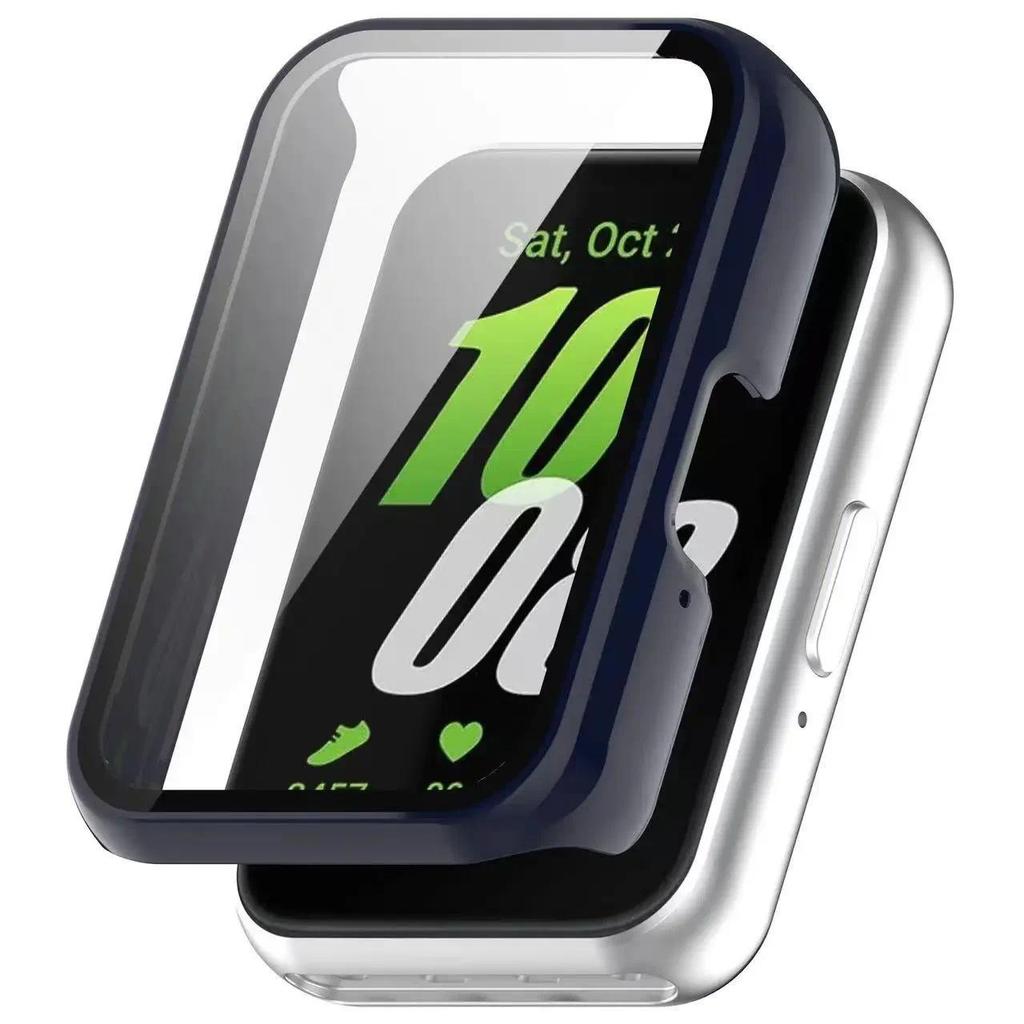 PC Case+Glass For Samsung Galaxy Fit 3 All-around Protective Shell Glass Screen Safety Shell For Galaxy Watch Fit 3 Accessories