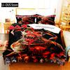 Hip Hop Heavy Metal Maiden 3-piece Cartoon Anime Duvet Cover Sets For Adult Boy bedroom Luxury Printed Bedding Set