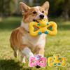 Jouet pour chien singe couineur Forme de singe en latex Jouet à mâcher pour chiot Jouet interactif pour la dentition des chiens pour mâcheurs agressifs Nettoyage des dents Tir à la corde