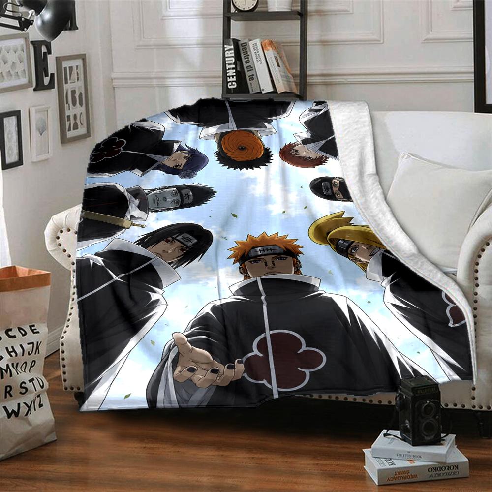 Naruto Blanket Soft Warm Cozy Suitable for Couch Chair Office for All Occasions Playful Design Suitable for Gifting Relatives and Friends