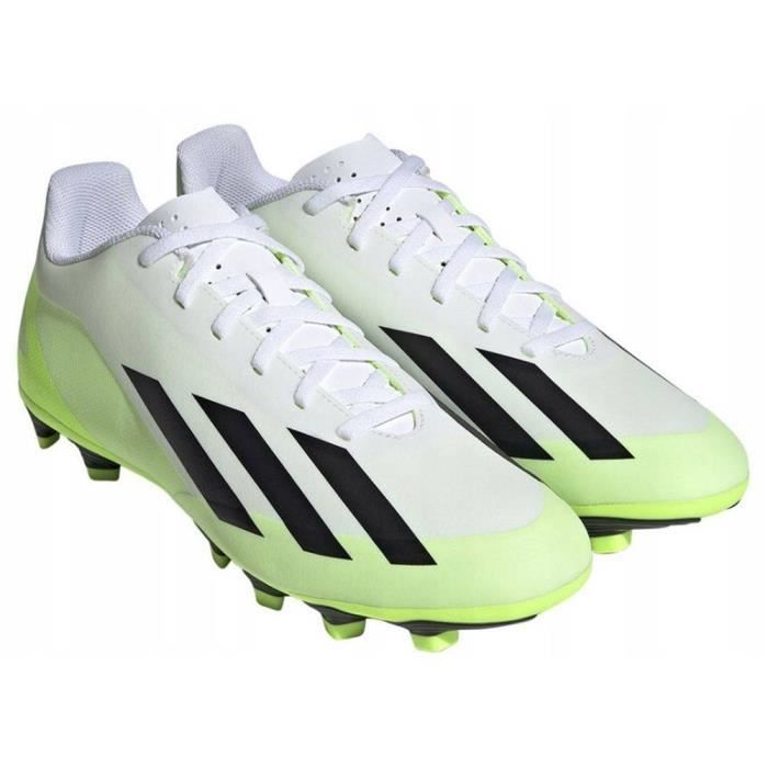 Fußballschuhe - ADIDAS - Crazyfast.4 FXG - Weiß - Geformt - Atmungsaktiv